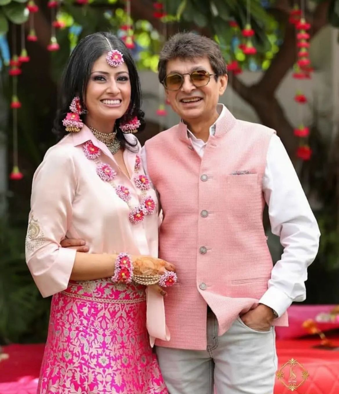 Pink Long Necklaces Set