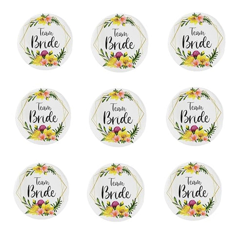 Team Bride Weeding Brooch