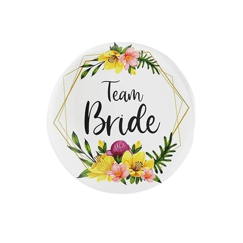 Team Bride Weeding Brooch