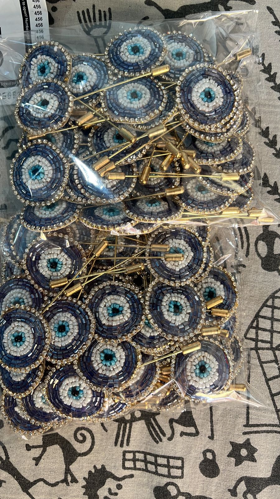 Evil Eye Weeding Brooch