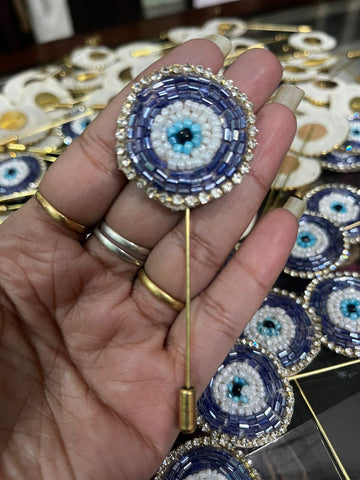 Evil Eye Weeding Brooch
