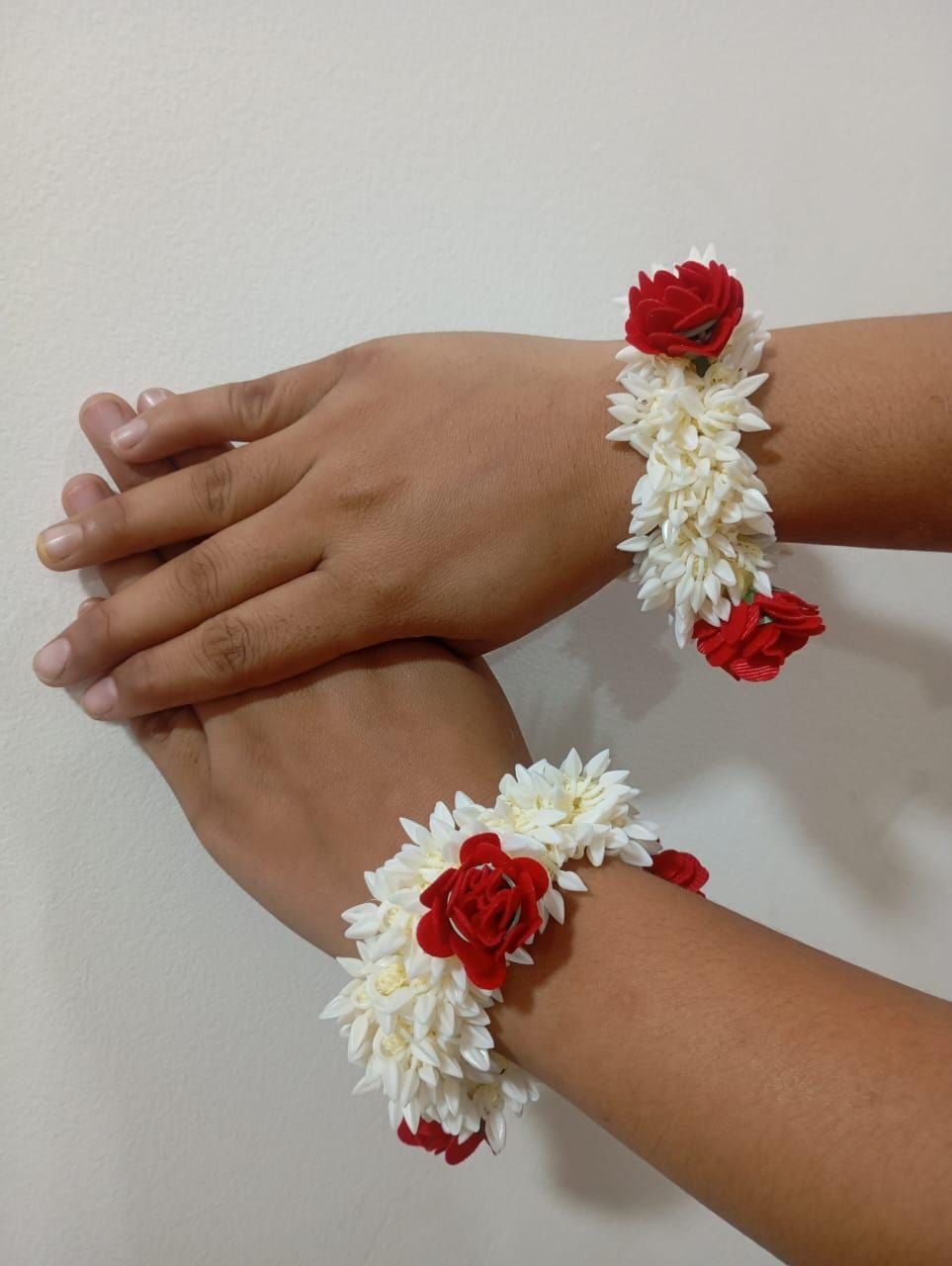 Rose Jasmine Gajra Bracelet