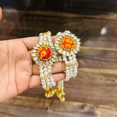 Bandhani Bracelete with Ring Mix Colour