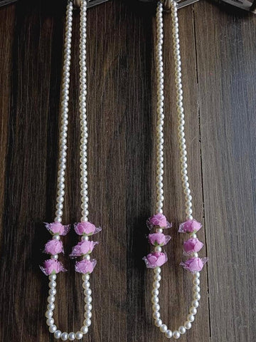 Welcome Mala Pearl with Flower
