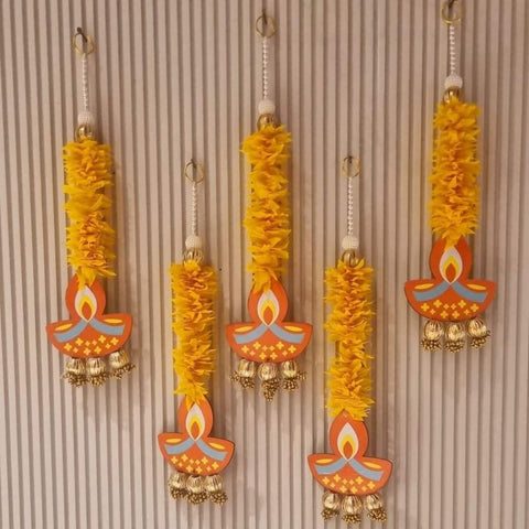 Wall Hanging Lamp Tealight Holders – Set of 2 pc 4 ft