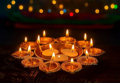 Urli Metal Diya set of 1 pc 8 inches