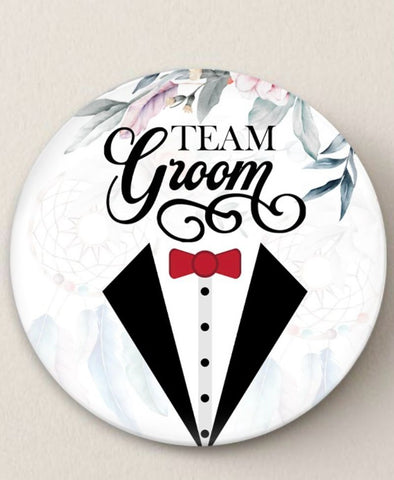 Personalized Badges For Team Groom
