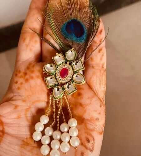 Kundan Weeding Brooch